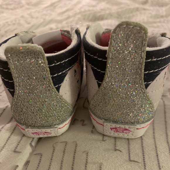 almost new baby/toddler girl vans -unicorn sparkle - Picture 3 of 5